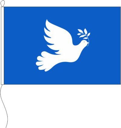 Friedenstaube - Querformatflagge