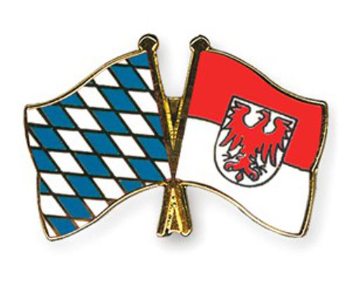 Bayern - Brandenburg Anstecknadel