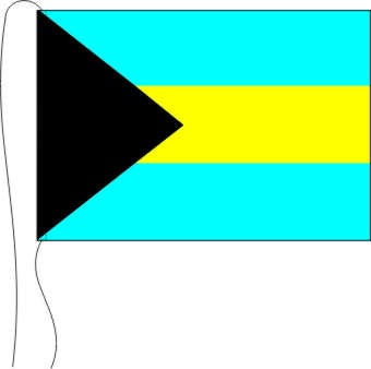 Bahamas - Tischflagge 25 x 15 cm