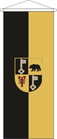 Bernkastel-Kues mit Wappen - Bannerfahne