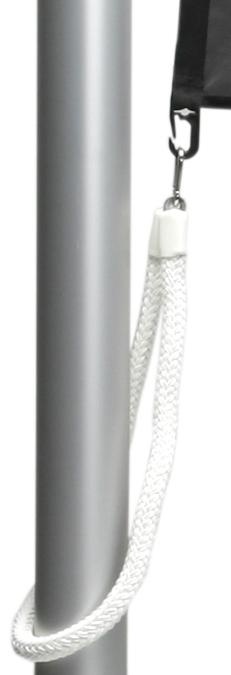 Mastzubehör: Gegengewicht (Wurst) weiß ca. 730 g