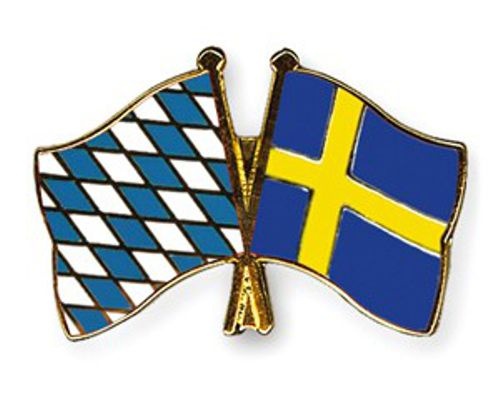 Bayern - Schweden Anstecknadel