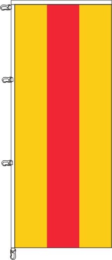 Baden ohne Wappen - Auslegerflagge