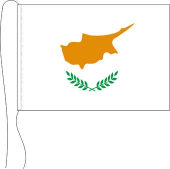 Zypern - Tischflagge 25 x 15 cm