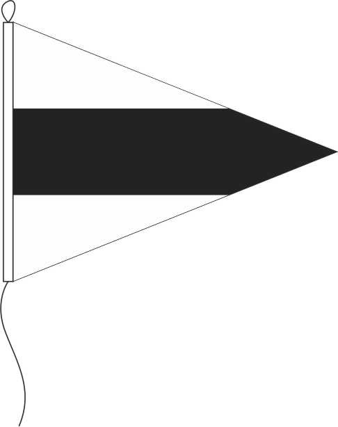 Signal Hilfsstander III - Signalflagge