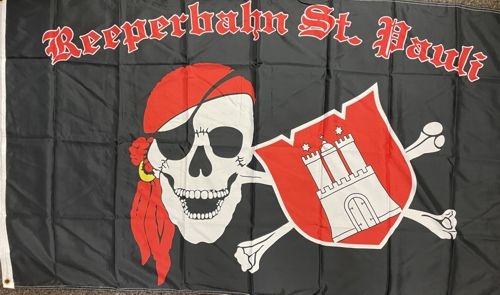 St. Pauli Reeperbahn - preiswerte Alternative: 150 x 90 cm