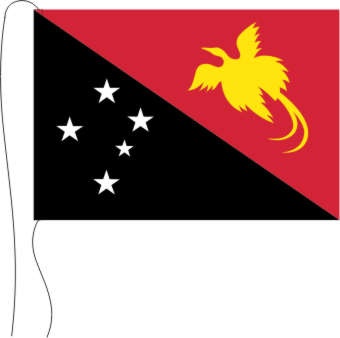 Papua Neuguinea - Tischflagge 25 x 15 cm