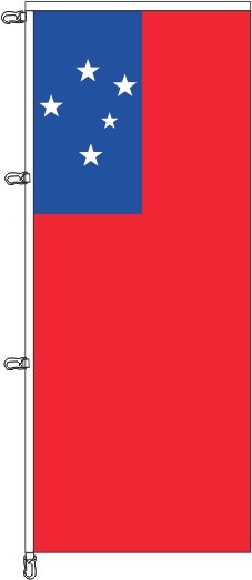 Westsamoa - Auslegerflagge