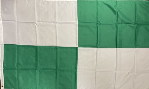 Kariert grün/weiß 4 Karos - preiswerte Alternative: 150 x 90 cm