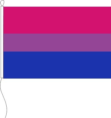 Bisexuelle Pride - Querformatflagge