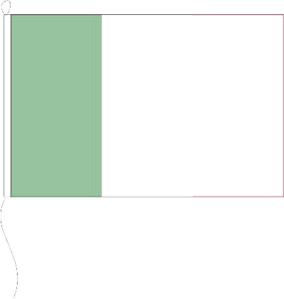 Italien - Querformatflagge