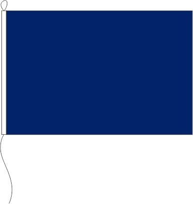Farbe blau - Querformatflagge