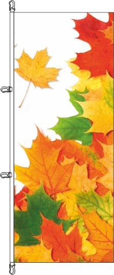 Ahornblätter Ecke - Hochformatflagge