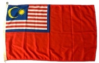 Malaysia - Schnäppchen - Querformatflagge
