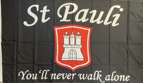 St. Pauli you´ll never walk alone - preiswerte Alternative: 150 x 90 cm