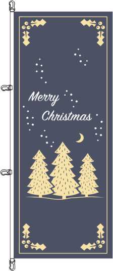 Christmas - Hochformatflagge