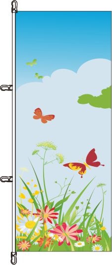 Sommer 1 - Hochformatflagge