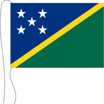 Salomonen - Tischflagge 25 x 15 cm