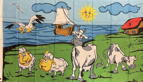 Kühe - preiswerte Alternative: 150 x 90 cm
