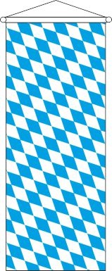 Bayern Raute ohne Wappen - Bannerfahne