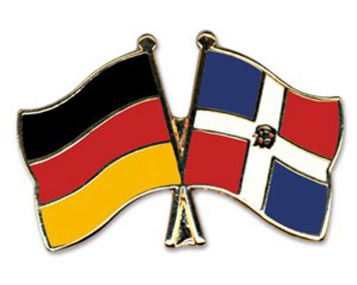 Deutschland - Dominikanische Republik Anstecknadel