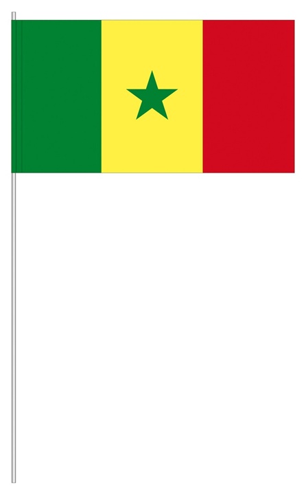 Senegal (1 VE = 50 Stück) - Papierfahnen