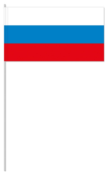 Russland (1 VE = 50 Stück) - Papierfahnen