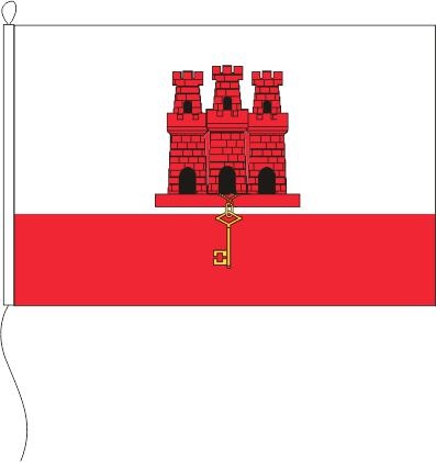 Gibraltar - Querformatflagge