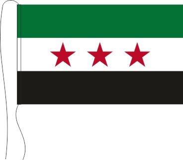Syrien - Tischflagge 25 x 15 cm
