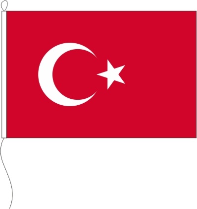 Türkei - Tischflagge 15 x 10 cm