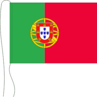 Portugal - Tischflagge 25 x 15 cm