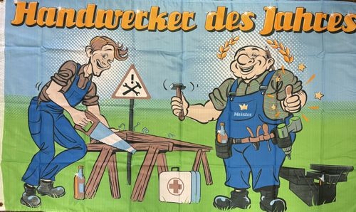 Handwerker des Jahres - preiswerte Alternative 150 x 90 cm - Q
