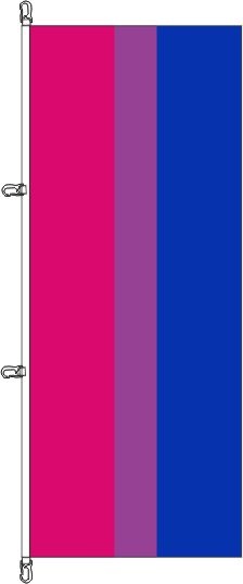 Bisexuelle Pride - Hochformatflagge