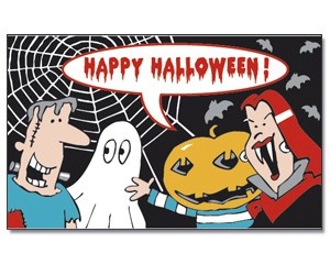 Halloween Monster - preiswerte Alternative: 150 x 90 cm