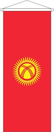 Kirgistan - Bannerfahne