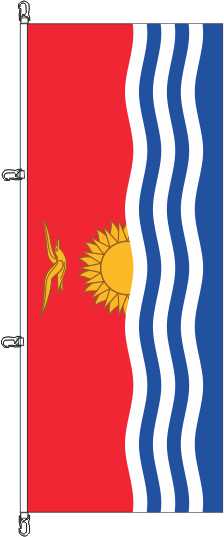 Kiribati - Hochformatflagge