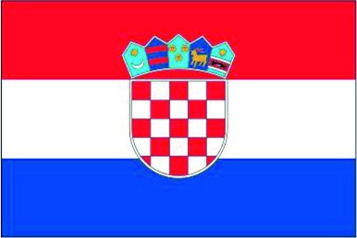 Kroatien - Autofahne
