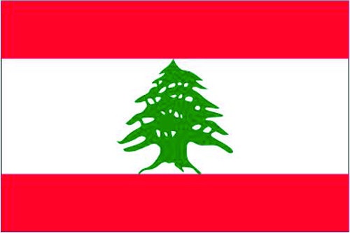 Libanon - Autofahne