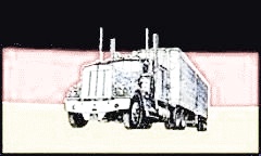 Deutschland mit LKW - preiswerte Alternative: 150 x 90 cm