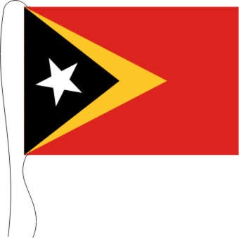 Osttimor - Tischflagge 25 x 15 cm