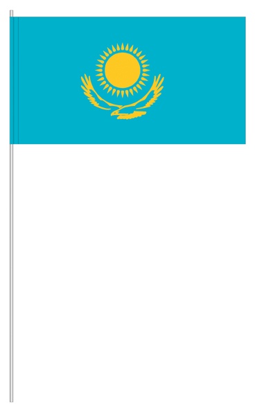 Kasachstan (1 VE = 50 Stück) - Papierfahnen