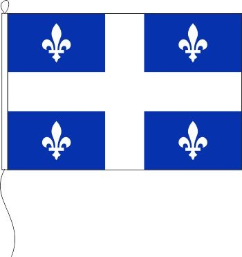 Quebec (Kanada) - Querformatflagge