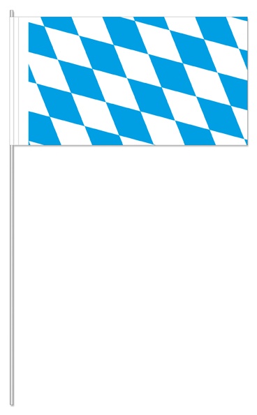 Bayern Raute ohne Wappen (1 VE = 50 Stück) - Papierfahnen