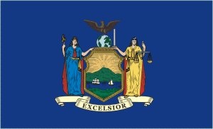 New York (Bundesstaat) - Querformatflagge