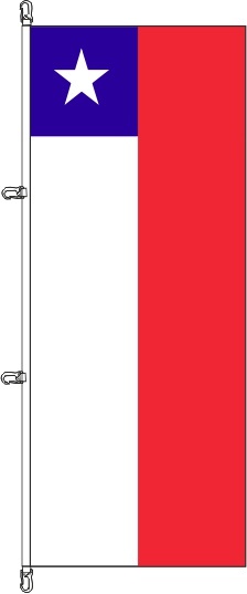 Chile - Hochformatflagge