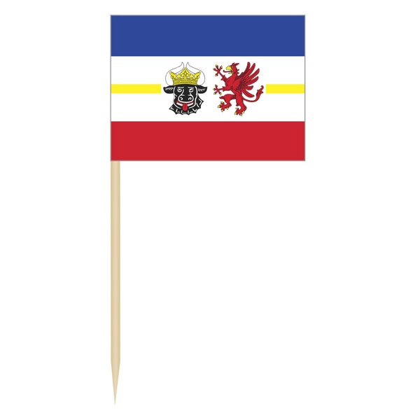 Mecklenburg-Vorpommern mit Wappen (1 VE = 50 Stück) - Käsepicker