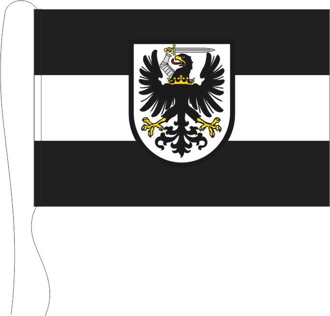 Westpreußen (Adler) - Tischflagge 25 x 15 cm