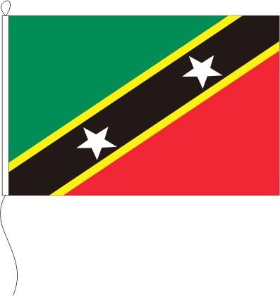 St. Christopher + Nevis - Querformatflagge