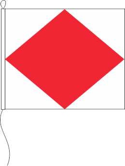 Signal F (Foxtrot) - Signalflagge