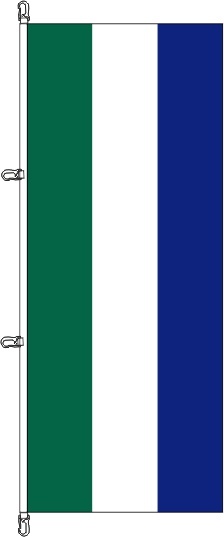 Sierra Leone - Hochformatflagge
